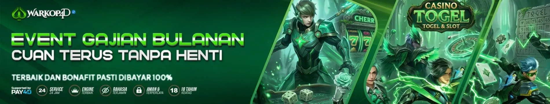 EVENT GAJIAN BULANAN - CUAN TERUS TANPA HENTI!